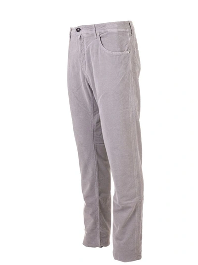 Shop Jacob Cohen Men's Grey Cotton Pants