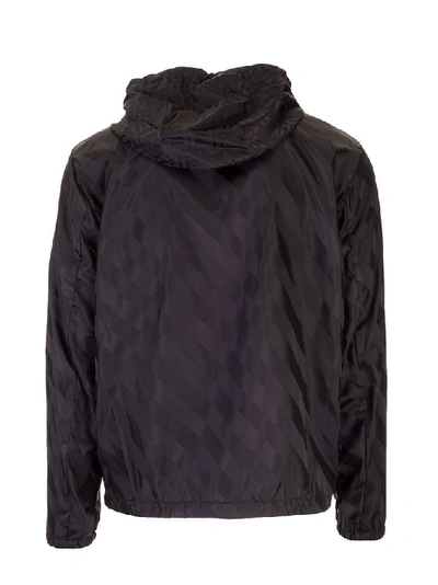 Shop Fendi Men's Black Polyamide Outerwear Jacket
