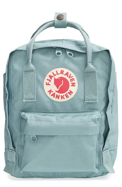Shop Fjall Raven 'mini Kanken' Water Resistant Backpack In Sky Blue
