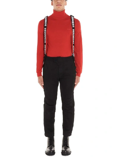 Shop Dsquared2 Men's Black Cotton Pants