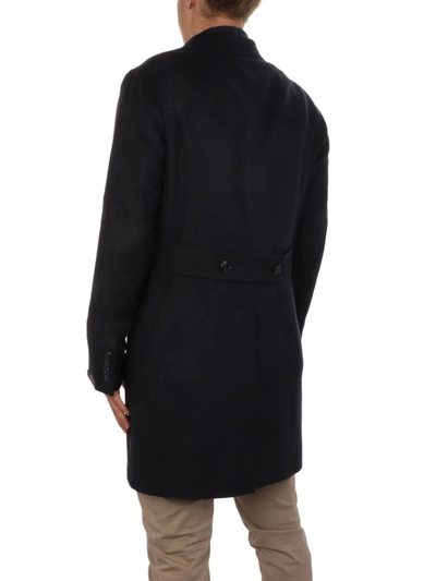 Shop Barba Men's Black Cashmere Coat