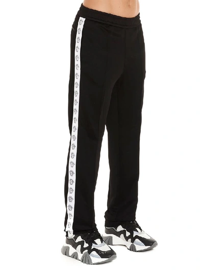 Shop Versace Men's Black Viscose Joggers