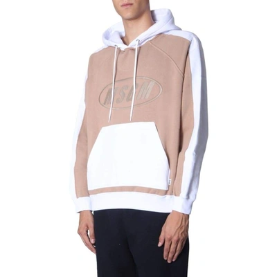 Msgm Hooded Sweatshirt In White
