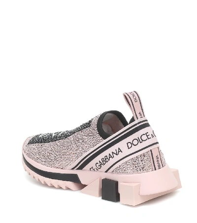 Shop Dolce & Gabbana Sorrento Sneakers In Pink