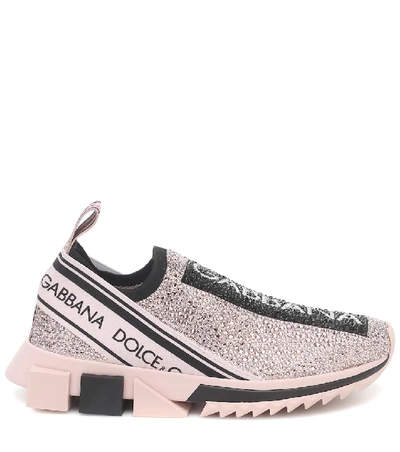 Shop Dolce & Gabbana Sorrento Sneakers In Pink