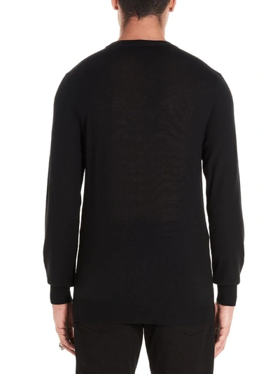 Shop Alexander Mcqueen Men's Black Wool Sweater