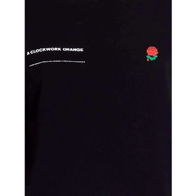 Shop Undercover Men's Black Cotton T-shirt