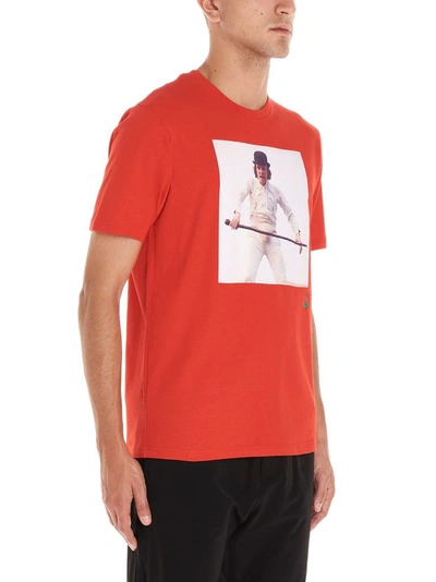 Shop Undercover Men's Red Cotton T-shirt