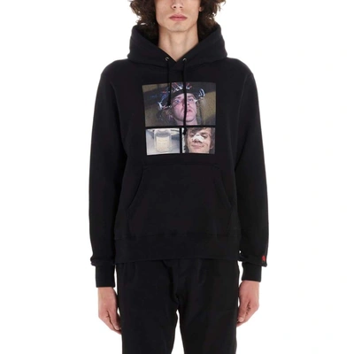 Shop Undercover Men's Black Cotton Sweatshirt