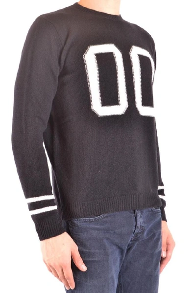 Shop Dondup Men's Black Wool Sweater