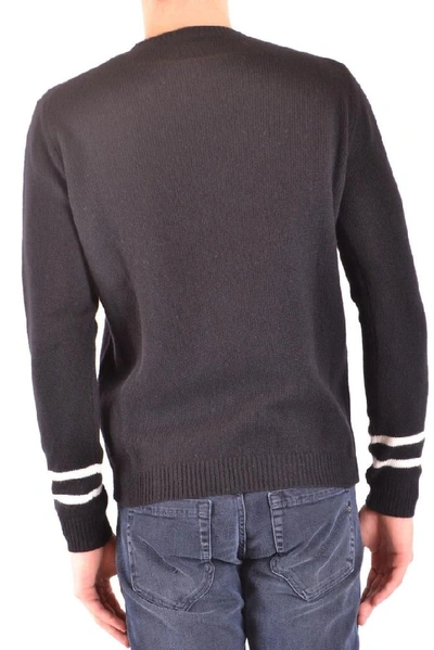 Shop Dondup Men's Black Wool Sweater