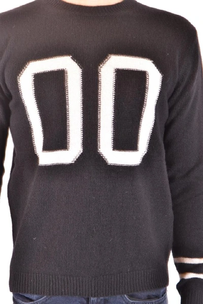 Shop Dondup Men's Black Wool Sweater
