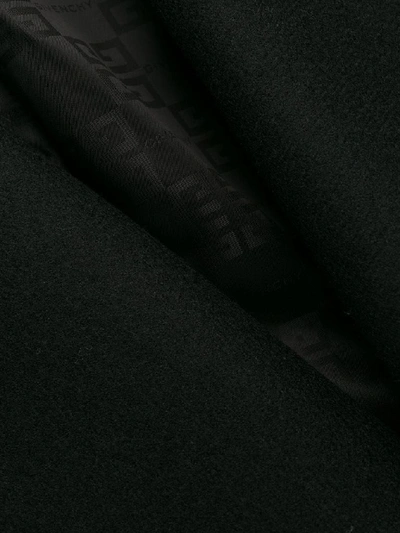 Shop Givenchy Men's Black Wool Coat