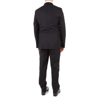 Shop Neil Barrett Men's Black Wool Suit