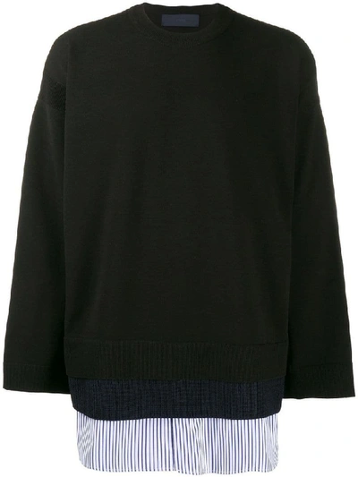 Shop Juunj Juun.j Men's Black Cotton Sweatshirt