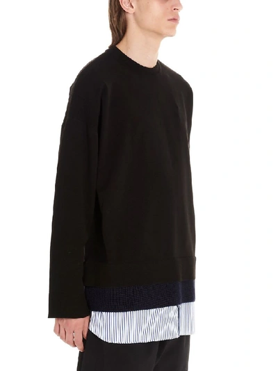 Shop Juunj Juun.j Men's Black Cotton Sweatshirt