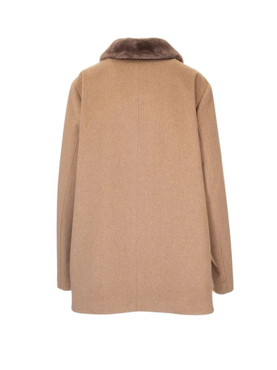 Shop Loro Piana Men's Brown Cashmere Coat
