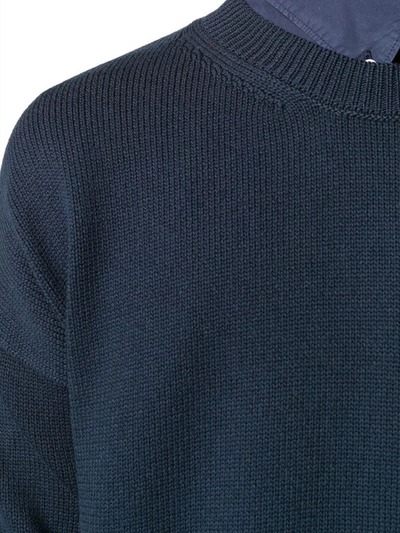 Shop Kenzo Men's Blue Cotton Sweater
