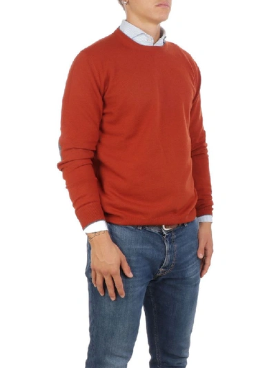 Shop Altea Men's Orange Wool Jumper