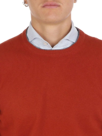 Shop Altea Men's Orange Wool Jumper