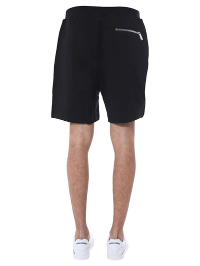 Shop Dsquared2 Men's Black Cotton Shorts