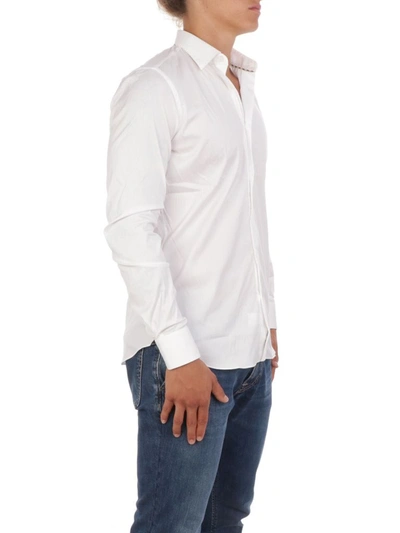 Shop Aquascutum Men's White Cotton Shirt