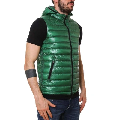Shop Herno Men's Green Polyamide Vest