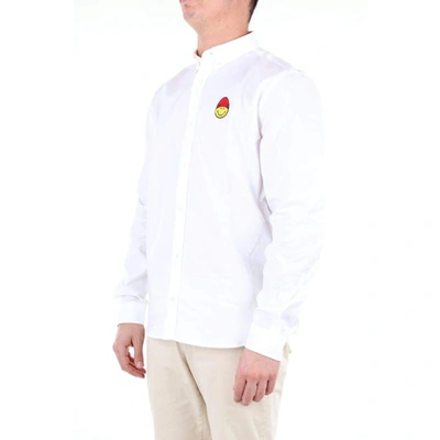 Shop Ami Alexandre Mattiussi Men's White Cotton Shirt