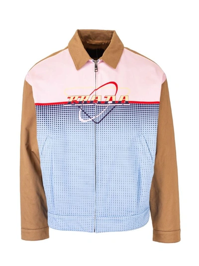 Shop Prada Men's Multicolor Cotton Jacket