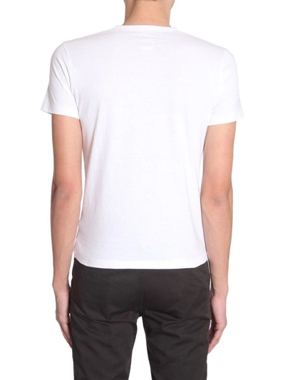 Shop Visvim Men's White Cotton T-shirt