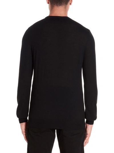 Shop Alexander Mcqueen Men's Black Wool Sweater