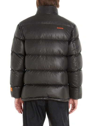 Shop Heron Preston Men's Grey Polyester Down Jacket