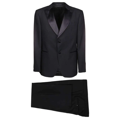 Shop Z Zegna Men's Black Wool Suit