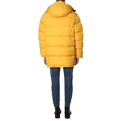 Shop Mcq By Alexander Mcqueen Men's Yellow Polyamide Down Jacket