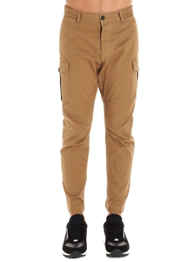 Shop Dsquared2 Men's Brown Cotton Pants