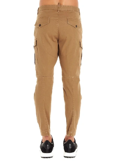 Shop Dsquared2 Men's Brown Cotton Pants