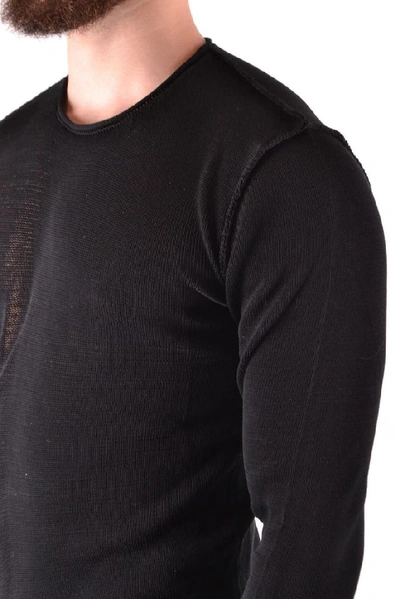 Shop Isabel Benenato Men's Black Cotton Sweater