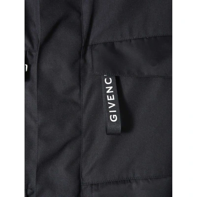 Shop Givenchy Men's Black Polyamide Outerwear Jacket