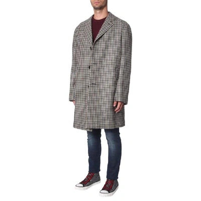 Shop Lanvin Men's Multicolor Wool Jacket