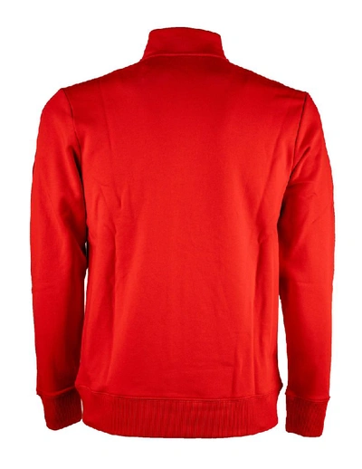 Shop Fila Men's Red Cotton Sweatshirt