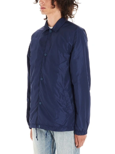 Shop Martine Rose Men's Blue Polyamide Outerwear Jacket