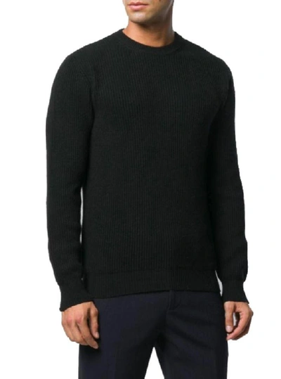 Shop Leqarant Men's Black Wool Sweater