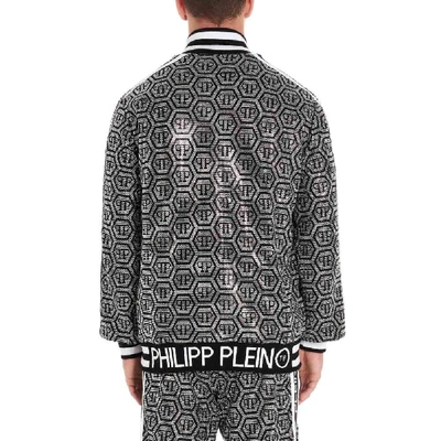 Shop Philipp Plein Men's Grey Cotton Sweatshirt