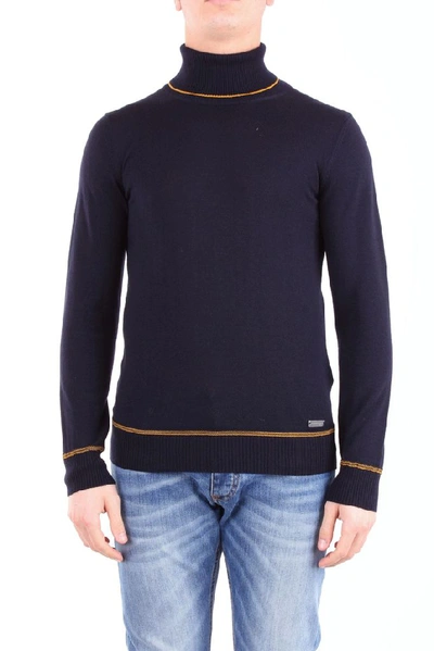 Shop Alessandro Dell'acqua Men's Blue Wool Sweater