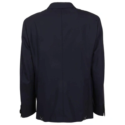 Shop Tonello Men's Blue Wool Suit