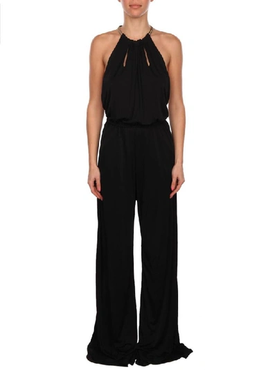 Shop Versace Collection Women's Black Viscose Jumpsuit