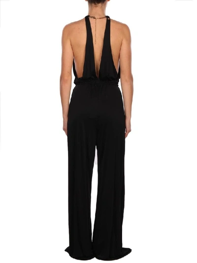 Shop Versace Collection Women's Black Viscose Jumpsuit
