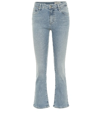 Shop Ag Jodi High-rise Cropped Jeans In Blue