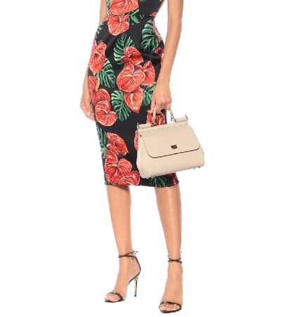 Dolce & Gabbana Medium Sicily Shoulder Bag In Pink