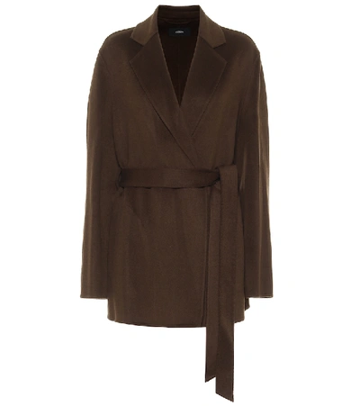 Shop Joseph Lima Wool And Cashmere Jacket In Green